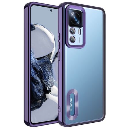 Xiaomi Mi 12T Pro Kılıf Kamera Lens Korumalı Logo Gösteren İnce Hafif Alan Tech