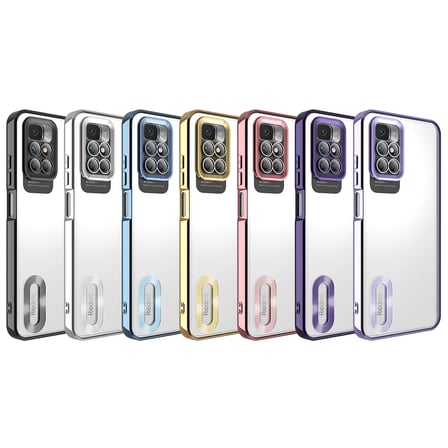 Xiaomi Redmi 10 Kılıf Kamera Lens Korumalı Logo Gösteren İnce Hafif TKMR