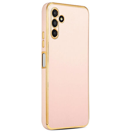 Galaxy A04S Uyumlu Zore Bark Kapak-Rose Gold