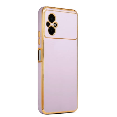 Lexroo Xiaomi Poco M5 Bark TPU Silikon Kılıf - Lila