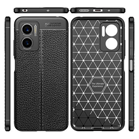 Xiaomi Redmi Note 11E Kılıf Zore Niss Silikon Kapak-Siyah