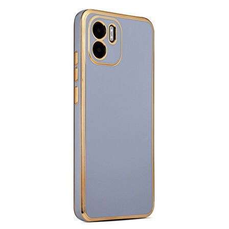 Xiaomi Redmi A1 Kılıf Zore Bark Kapak-Mavi