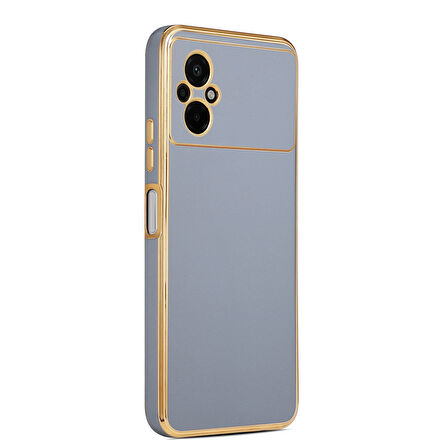 Xiaomi Poco M5 Kılıf Zore Bark Kapak-Mavi