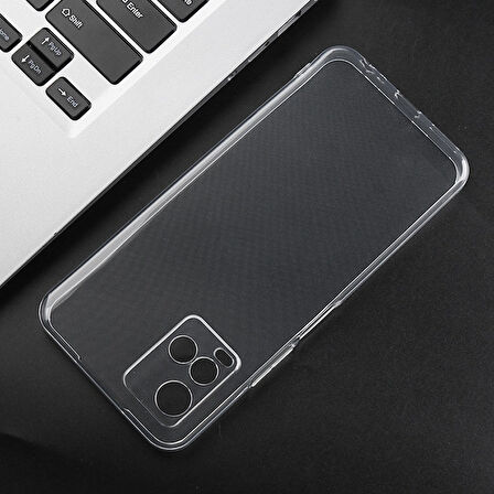 Vivo Y21S Kılıf Zore Süper Silikon Kapak-Renksiz