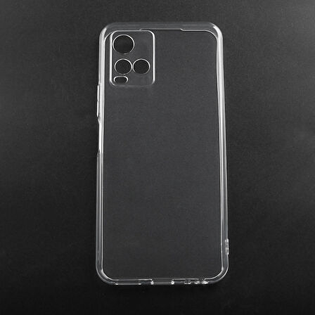 Vivo Y33S Kılıf Zore Süper Silikon Kapak-Renksiz