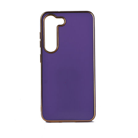 Galaxy S23 Plus Uyumlu Zore Bark Kılıf-Derin Mor