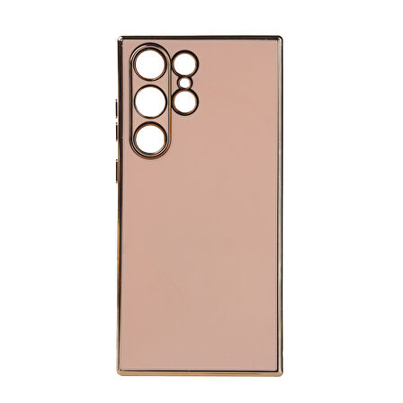 Galaxy S23 Ultra Uyumlu Zore Bark Kılıf-Rose Gold