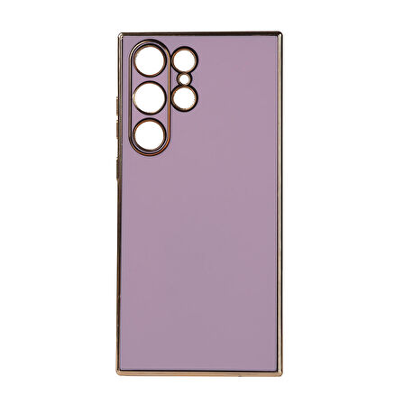 Galaxy S23 Ultra Uyumlu Zore Bark Kapak-Lila