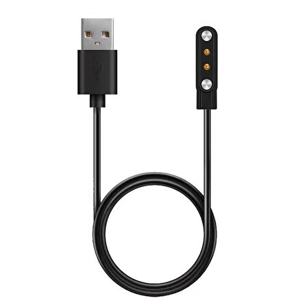 Siyah Haylou Solar LS05 Akıllı Saat Usb Şarj Kablosu-Zore