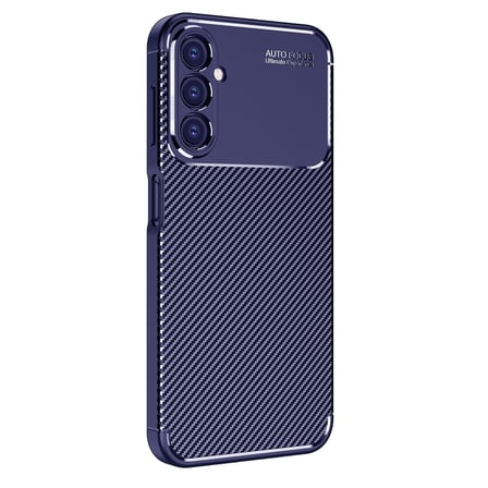 Galaxy A14 Kılıf Karbon Görünümlü Silikon Kamera Korumalı Üstün Koruma Alan Tech