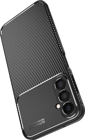 Galaxy A14 Kılıf Karbon Görünümlü Silikon Kamera Korumalı Üstün Koruma Alan Tech