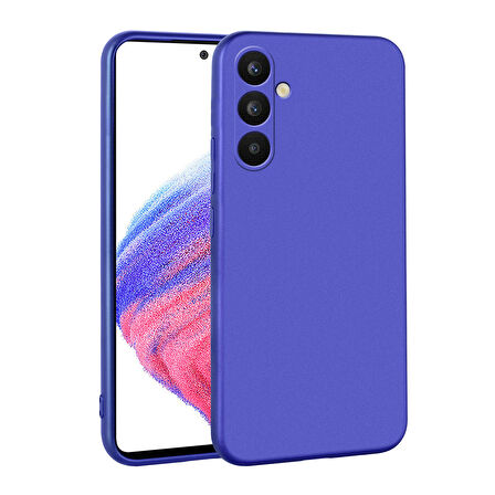 Galaxy A34 Uyumlu Zore Premier Silikon Kapak-Saks Mavi