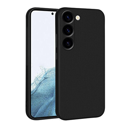 Galaxy S23 Plus Uyumlu Zore Premier Silikon Kapak-Siyah