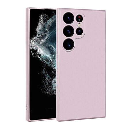 Galaxy S23 Ultra Uyumlu Zore Premier Silikon Kılıf-Rose Gold