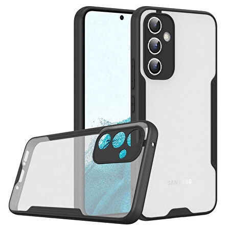 Galaxy A34 Uyumlu Zore Parfe Kapak-Siyah