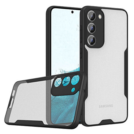 Galaxy S23 Uyumlu Zore Parfe Kılıf-Siyah