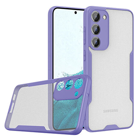 Galaxy S23 Plus Uyumlu Zore Parfe Kapak-Mor