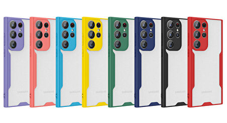 Galaxy S23 Ultra Uyumlu Zore Parfe Kılıf-Mor