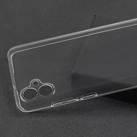 Galaxy A04E Uyumlu Zore Süper Silikon Kapak-Renksiz