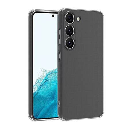 Galaxy A14 Uyumlu Zore Süper Silikon Kapak-Renksiz