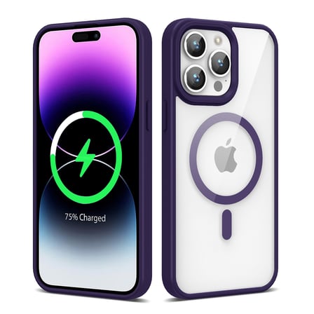 İphone 14 Pro Kılıf Kenarlar İ̇Nce Arka Kısım Mage Kamera Yükseltili Silikon Alan Tech