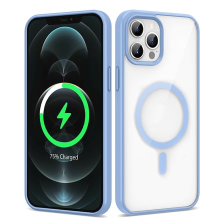 İphone 13 Pro Max Kılıf Kenarlar İ̇Nce Arka Kısım Mage Kamera Yükseltili Silikon Novatech