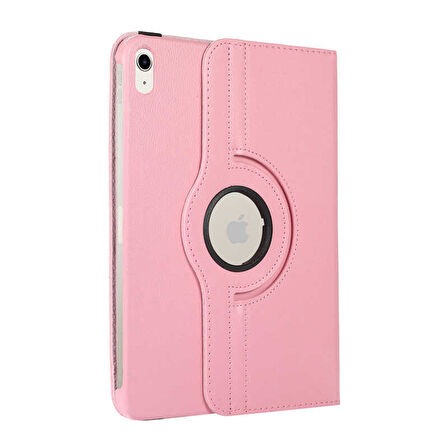 iPad 11.Nesil 2025 ​EFFX Dönebilen Standlı Kılıf - Pembe