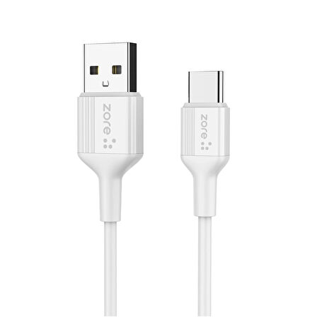 Beyaz Play Serisi PL1 Type-C 2in1 Seyahat Şarj Aleti 12W-Zore