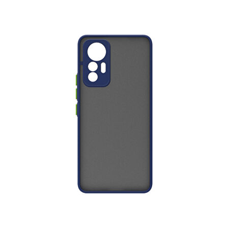Xiaomi Xiaomi 12 Lite Kılıf Zore Hux Kapak-Lacivert