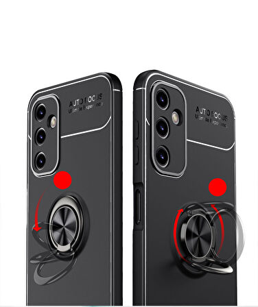 Galaxy A14 Uyumlu Zore Ravel Silikon Kapak-Siyah