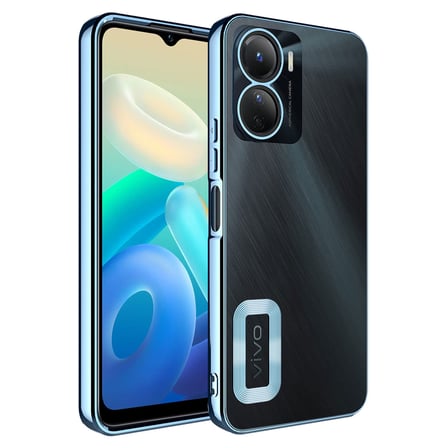 Vivo Y16 Kılıf Kamera Lens Korumalı Logo Gösteren İnce Hafif SVTEK