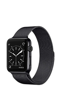 Apple Watch Ultra 49mm Kordon Uyumlu Krd-01 Metal Strap Kayış - Derin Mor