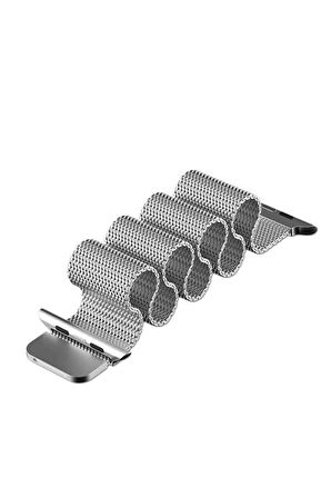 Apple Watch Ultra 49mm Kordon Uyumlu Krd-01 Metal Strap Kayış - Derin Mor