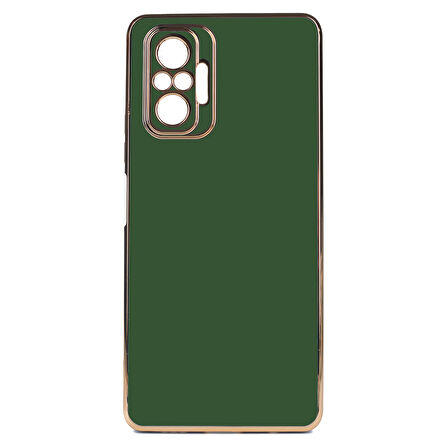 Xiaomi Redmi Note 10 Pro Kılıf Zore Bark Kapak-Koyu Yeşil