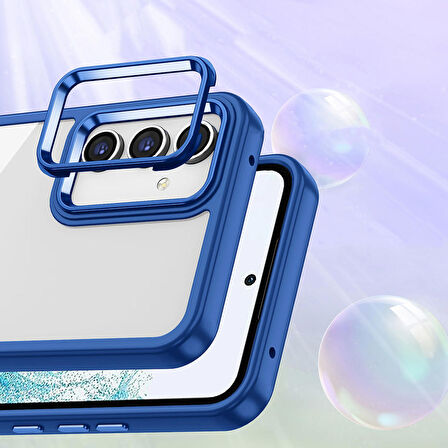 Galaxy A14 Uyumlu Zore Flora Kapak-Lila