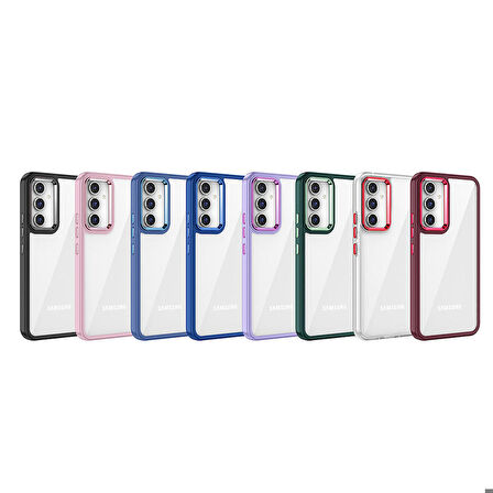 Galaxy A04S Uyumlu Zore Flora Kapak-Rose Gold