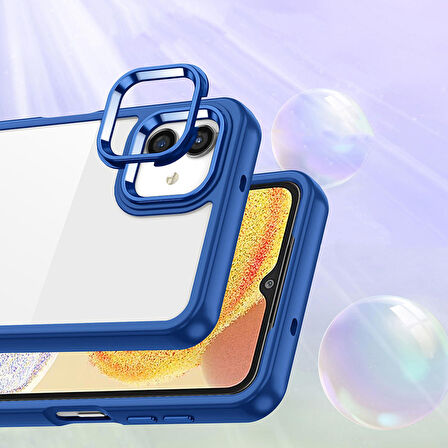 Galaxy A04 Uyumlu Zore Flora Kapak-Rose Gold