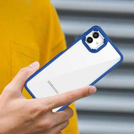 Galaxy A04 Uyumlu Zore Flora Kapak-Lila