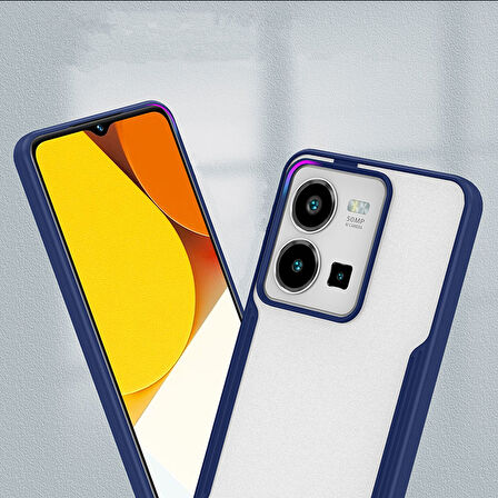 Vivo Y35 Kılıf Zore Parfe Kapak-Koyu Yeşil