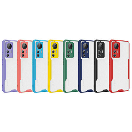 Xiaomi Mi 12T Kılıf Zore Parfe Kapak-Lacivert