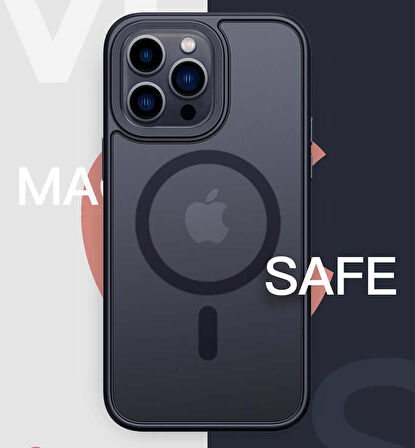iPhone 14 Pro Wireless Şarj Özellikli Hibrit Magsafe kılıf