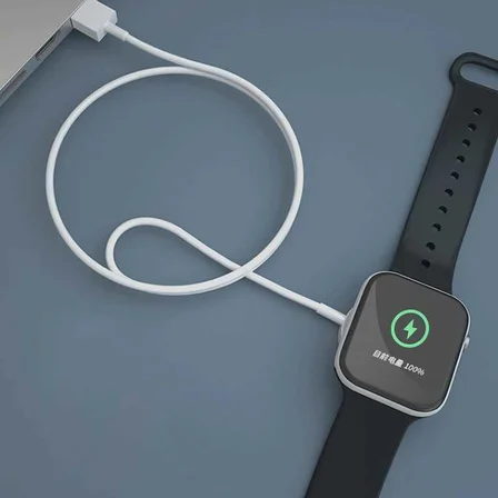 Beyaz Apple Watch Type-C Şarj Kablosu-Zore
