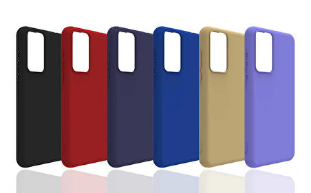 Xiaomi Mi 12T Kılıf Zore Biye Silikon-Siyah