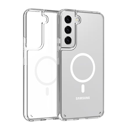 Galaxy S23 Plus Kılıf Kalın Silikon MagSafe Kamera Yükseltili Şeffaf Ottonova