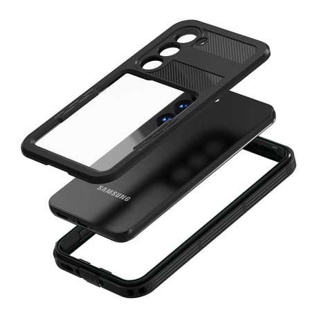 Galaxy S23 Plus Uyumlu NRTK 1-1 Su Geçirmez Uyumlu NRTK-Siyah