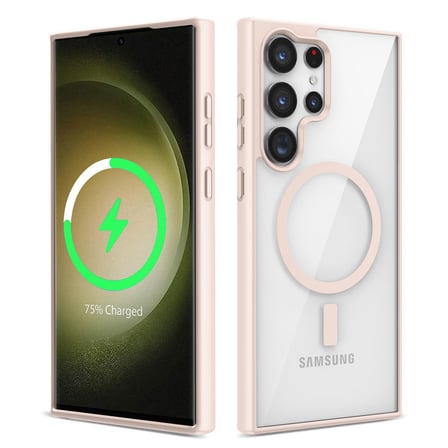Galaxy S22 Ultra Kılıf Kenarlar İ̇Nce Arka Kısım Mage Kamera Yükseltili Silikon Novatech