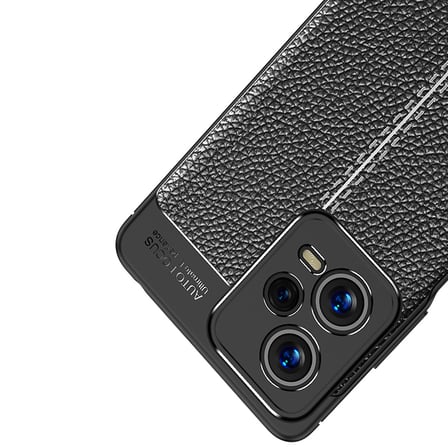 Xiaomi Redmi Note 12 5G Kılıf Deri Görünümlü Silikon Kamera Korumalı Üstün Koruma Novatech
