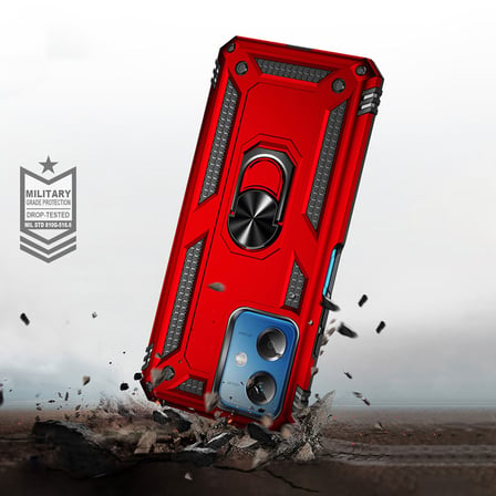 Xiaomi Redmi Note 12 5G Kılıf Kamera Koruyucu Manyetik Standlı Tank Koruma SVTEK
