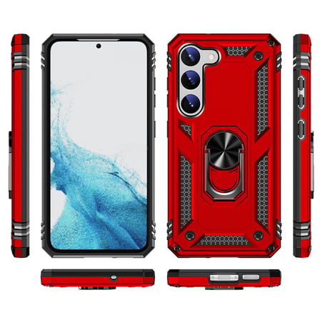 Galaxy S23 Uyumlu NRTK Vega Kılıf-Kırmızı