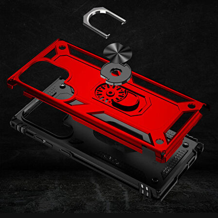 Galaxy S23 Ultra Uyumlu Zore Vega Kapak-Siyah